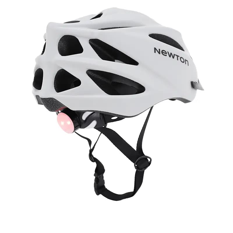 Casque vélo adulte Newton route-VTT sport gris clair mat in-mold Fidlock 55-58 cm avec visière 7