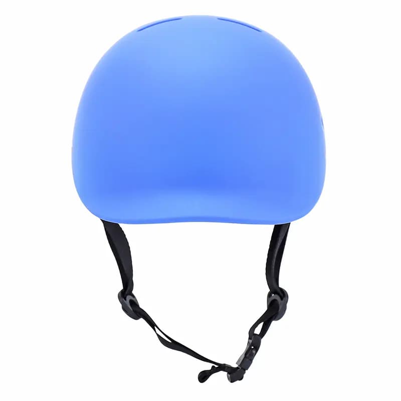 Casque vélo adulte Newton urbain bleu mat avec visière et éclairage intégré 58-61 cm 2