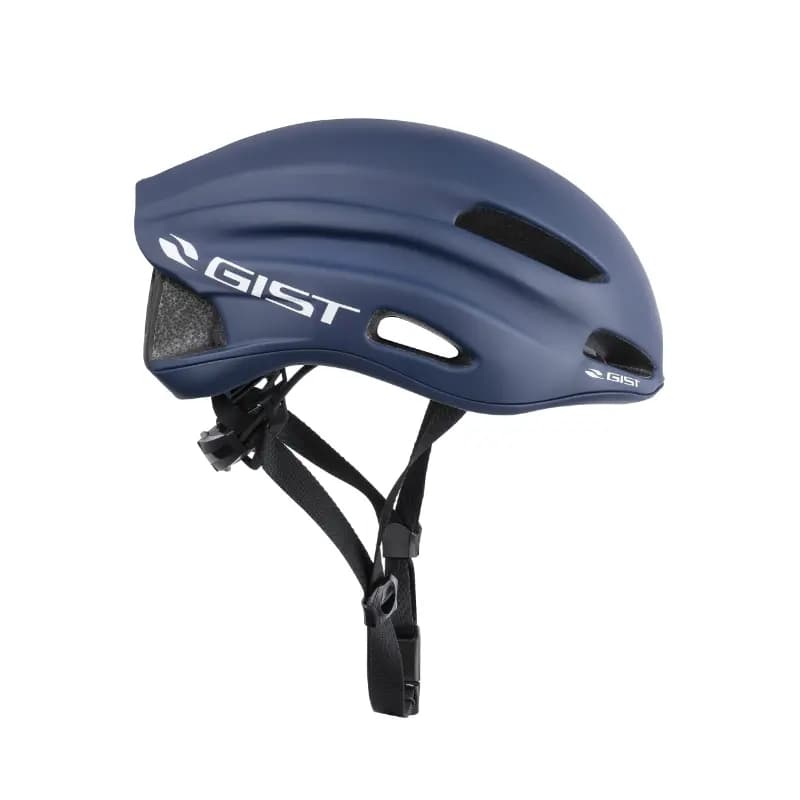 Casque vélo adulte GIST Route Veloce bleu 52-56 cm réglage molette boucle Fidlock 2