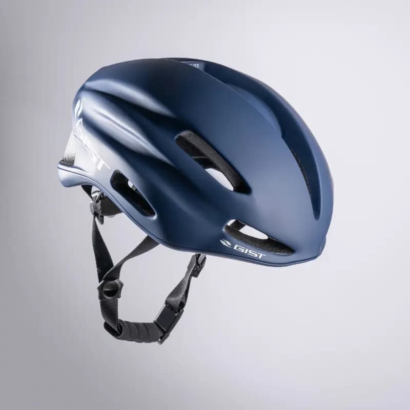 Casque vélo adulte GIST Route Veloce bleu 52-56 cm réglage molette boucle Fidlock 6