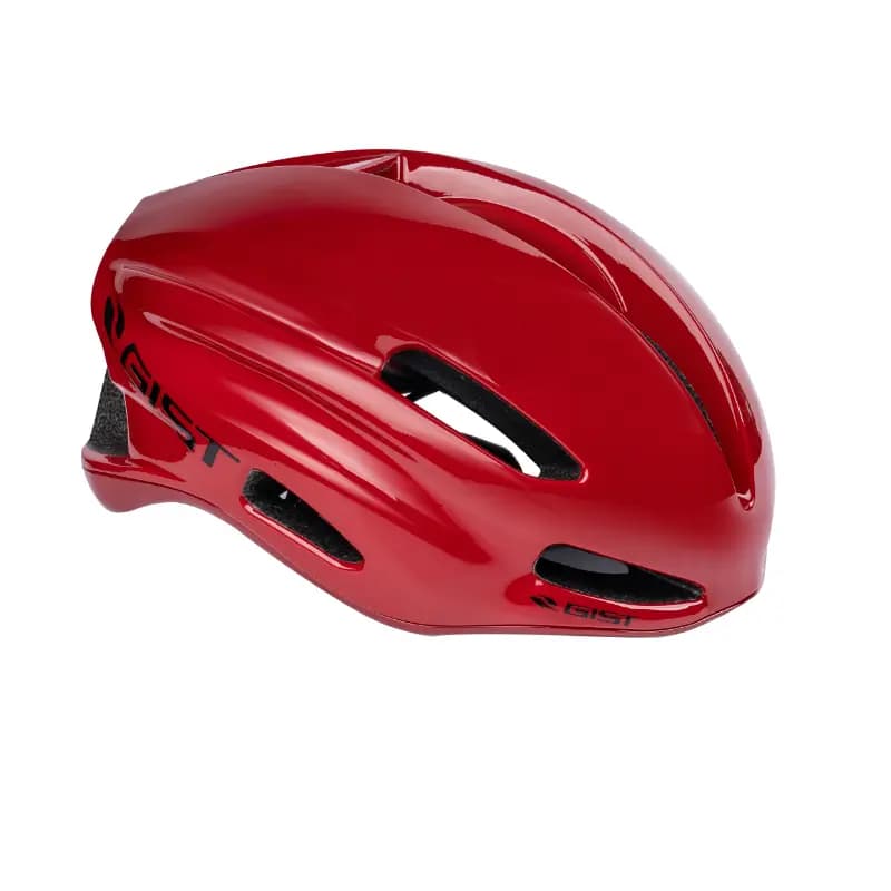 Casque vélo adulte Gist Route Veloce rouge taille 52-56 réglage molette fermeture Fidlock magnétique