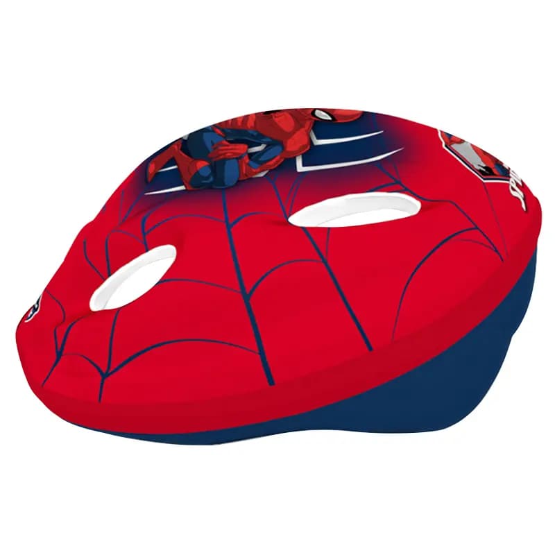 Casque vélo enfant Disney Spiderman rouge taille 52-56 5