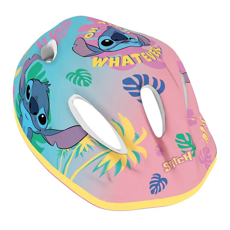 Casque vélo enfant Disney Stitch rose taille 52-56 2