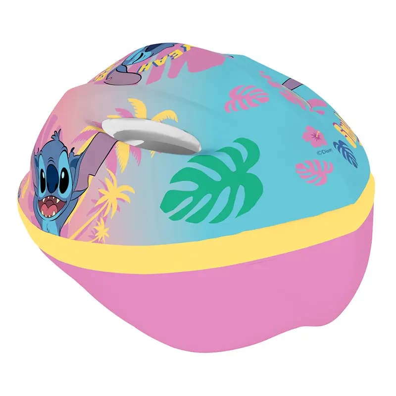 Casque vélo enfant Disney Stitch rose taille 52-56 6