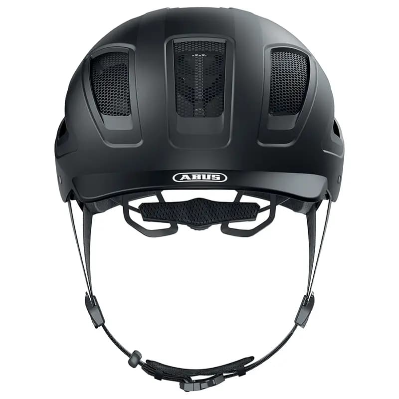 Casque vélo adulte Abus Hyban 2.0 velours noir éclairage intégré taille XL (58-63 cm) 2