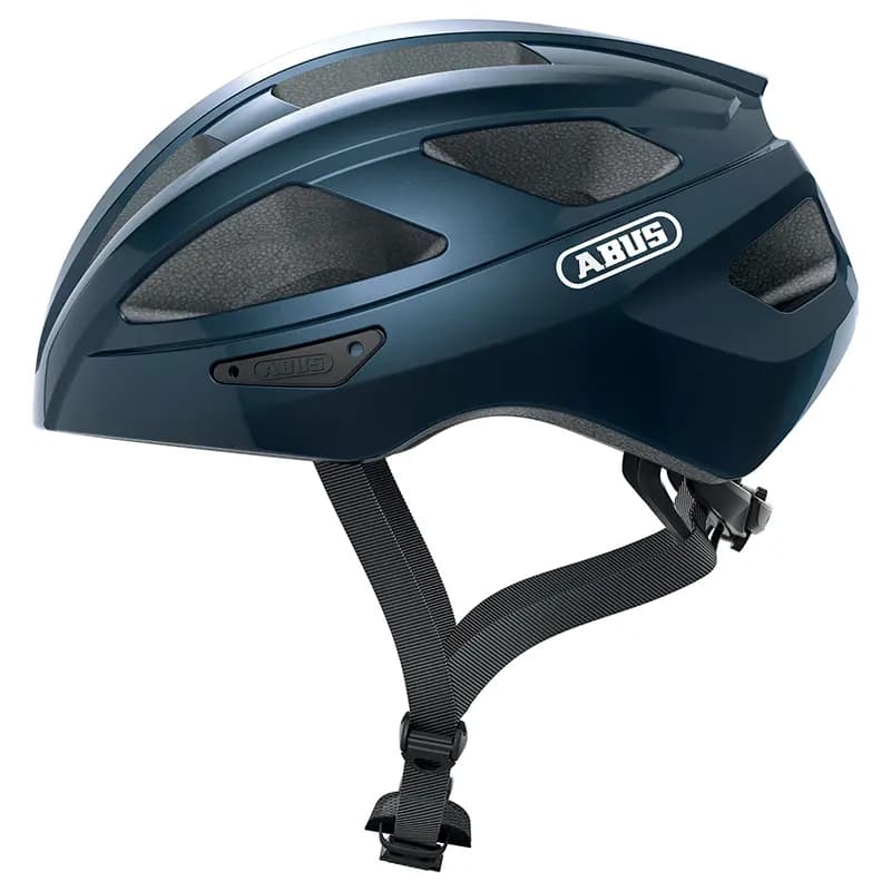 Casque vélo adulte Abus Macator bleu nuit taille S (51-55 cm) réglage molette 2