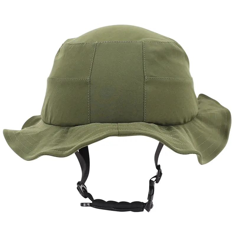 Casque vélo-trottinette adulte urbain-city CP01 avec chapeau textile vert taille M-L réglage molette Sélection P2R 2
