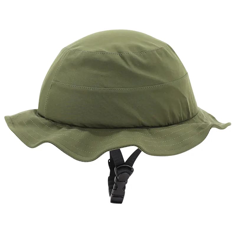 Casque vélo-trottinette adulte urbain-city CP01 avec chapeau textile vert taille M-L réglage molette Sélection P2R 4