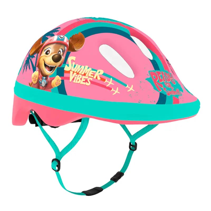 Casque vélo enfant Pat Patrouille rose taille 44-48
