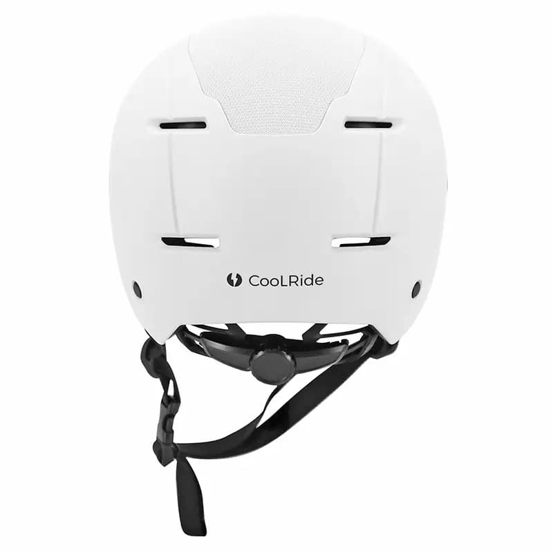Casque vélo adulte urbain Sélection P2R blanc avec visière 55-58 cm 6