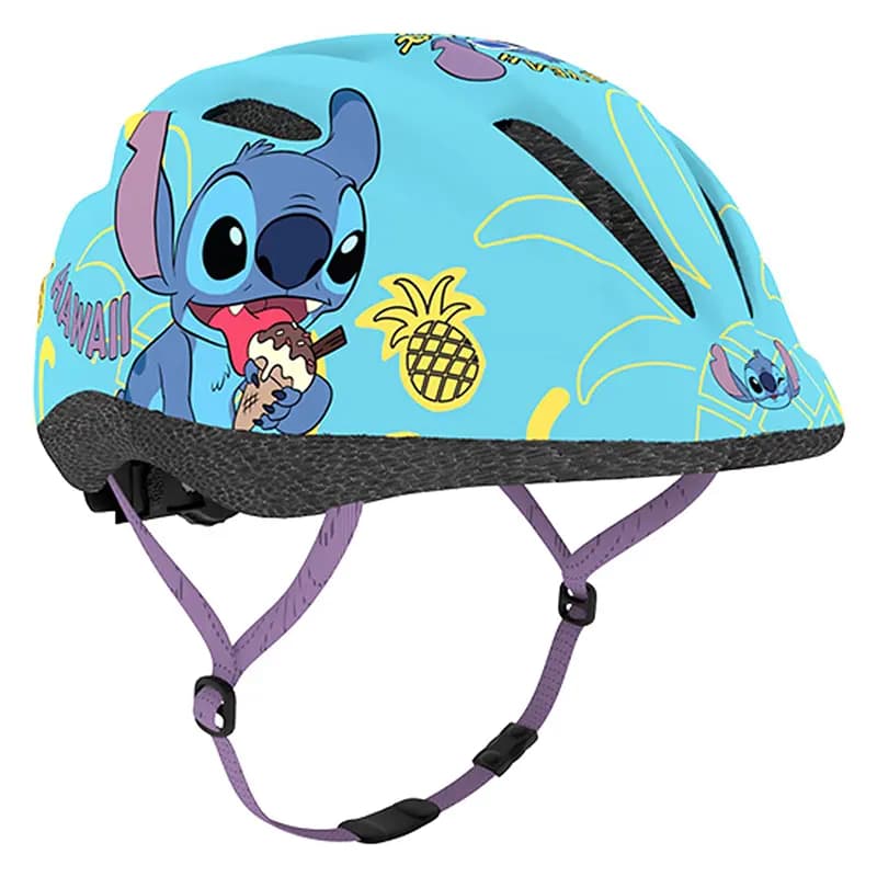 Casque vélo enfant Disney Stitch bleu 48-52 cm