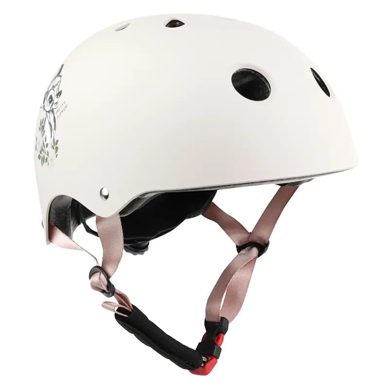 Casque vélo enfant Disney Bambi rose taille 52-56