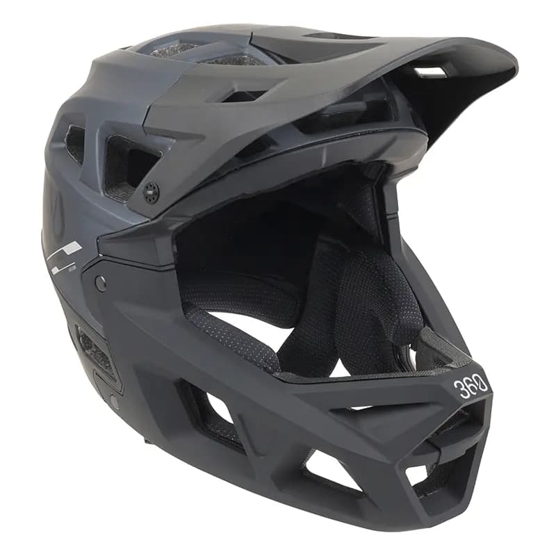 Casque vélo intégral descente Sélection P2R 360 noir taille M (55-58 cm)