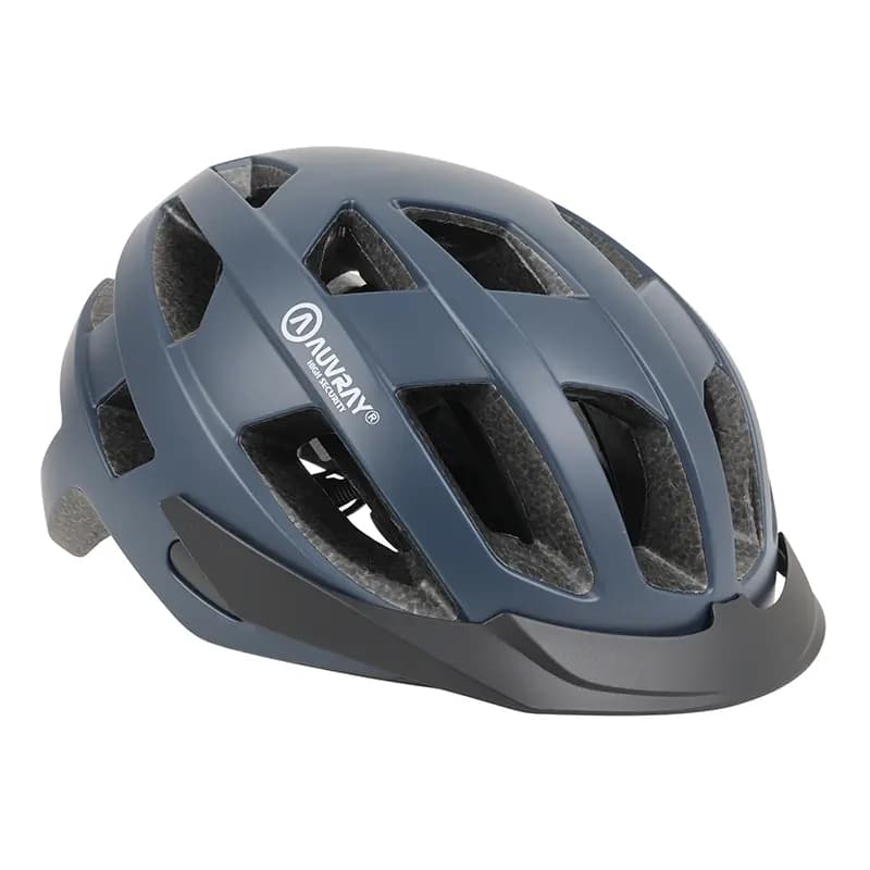 Casque vélo adulte AUVRAY Protect Urbain bleu in-mold taille M (54-58 cm)