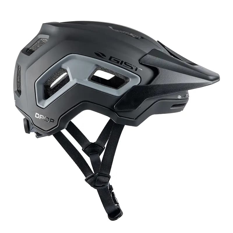 Casque vélo adulte GIST VTT Drop noir In-Mold taille 52-56