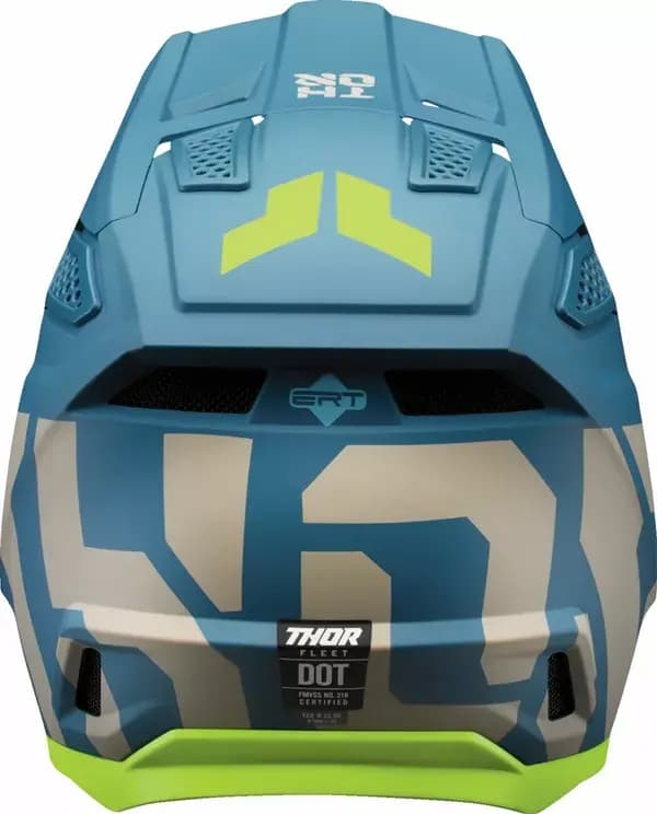 Casque THOR Fleet Forge Bleu XL 3