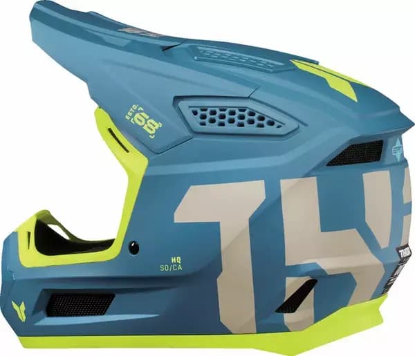 Casque THOR Fleet Forge Bleu XL 4