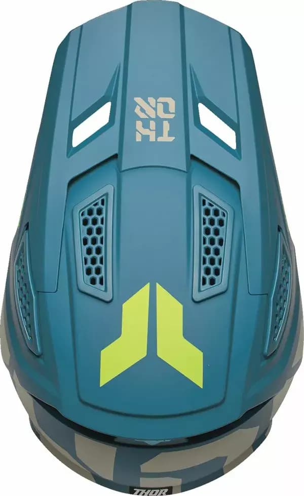 Casque THOR Fleet Forge Bleu XL 5